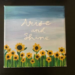 Sunflower painting